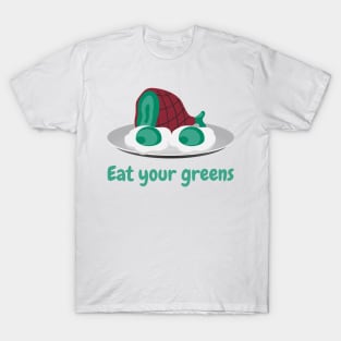 Eat Your Greens Breakfast | Funny Gift Idea for Kids T-Shirt